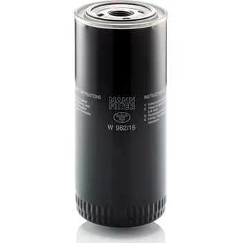 Hydraulický filtr Filtr, pracovní hydraulika MANN-FILTER W 962/15