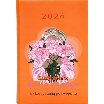 Kalendář Knižkový kalendář 2026 A5 FunnyCase oranžový