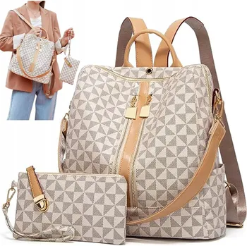 Městský batoh Batoh bílý elegantní unisex z polyesteru s velkým objemem