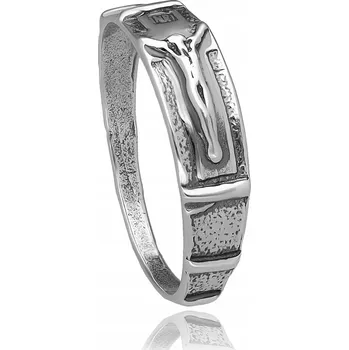 Prsten STŘÍBRNÝ RŮŽENCOVÝ PRSTEN RŮŽENEC NA PRST VELIKOST 16