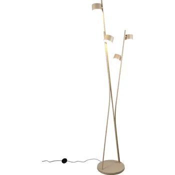 Stojací lampa Trio 469000443 stojací lampa CODA | 10W GX53 | s vypínačem + LED PŘISAZENÉ STROPNÍ SVÍTIDLO VERSO 1X24,5W | 3000LM | 3000K - NASTAVITELNÉ, 3 FÁZOVÉ STMÍVÁNÍ, HLINÍK