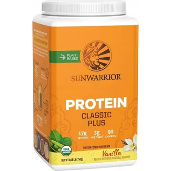 Protein Protein rostlinný protein Sunwarrior prášek 750 g vanilková příchuť