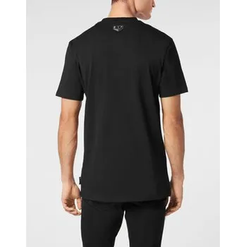 Pánské oblečení PHILIPP PLEIN T-Shirt 23467 Černá Regular Fit M