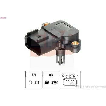 Čidlo automobilu Senzor tlaku sacího potrubí EPS 1.993.077