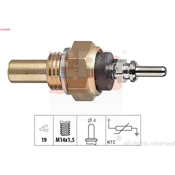 Čidlo automobilu Snímač, teplota chladiva EPS 1.830.088