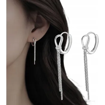 Náušnice BEAUTIFUL Stříbrné Náušnice Zirkony DÁMSKÉ KLASICKÉ