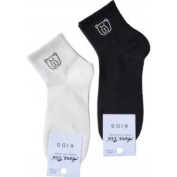 Pánské ponožky Ponožky medvídek BAVLNA 28-31 DĚTSKÉ 2 PÁRY AURA.VIA