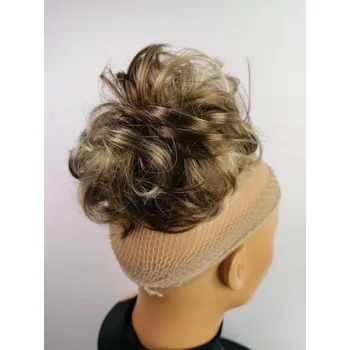 Příčesek Příčesek krátké syntetické vlasy tmavá blond Mona