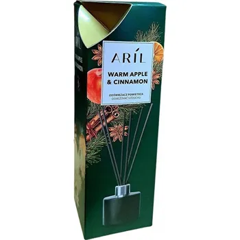 Vonná tyčinka Aril vonné tyčinky osvěžovač vzduchu Teplé jablko a skořice 100ml