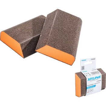 Brusný papír Houba brusná 100x70x25mm P80 - zkosená XTLINE