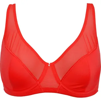 Podprsenka Podprsenka polovyztužená 80 C ACOUSMA červená