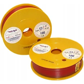 elektrický kabel Kabel LGY/H05V-K 0,50 mm2 100 m Červeno-Zelený