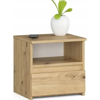 Noční stolek Akord noční stolek CL1 40 cm 1 šuplík - dub artisan 40 x 40 x 35