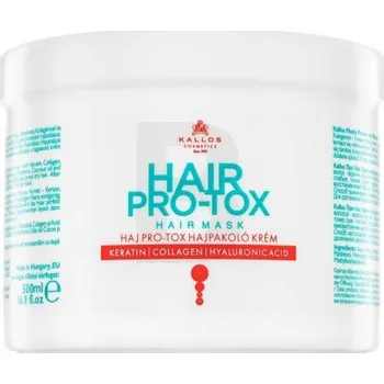 Vlasová regenerace Kallos maska na vlasy 500 ml Hair Pro-Tox Hair Mask