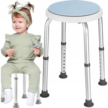 Koupelnové sedátko STOLIČKA KULATÝ POD SPRCHOVÝ KOUT SPRCHOVÁ ŽIDLE DO VANY STOLIČKA DO KOUPELE