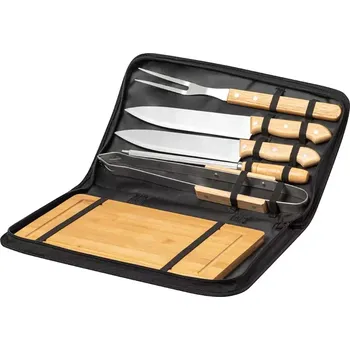 Kuchyňské prkénko Kamado BBQ set - přírodní - AP722205