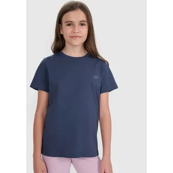 Dětské hladké tričko (SADA 2) 4F 4FJRAW25TTSHU3157-91S 122/128