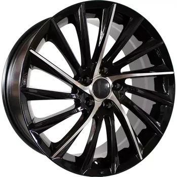 Disk Alu kola Racing Line E467, 17x7.5 5x110 ET41, černá + leštění vhodné pro Alfa Romeo Giulietta