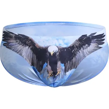 Slipy Pánské slipy s potiskem orla - M