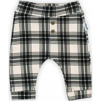 Béžovo-černé kostkované kalhoty Nicol, vel.