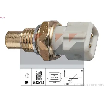 Čidlo automobilu Snímač, teplota oleje KW 530 191