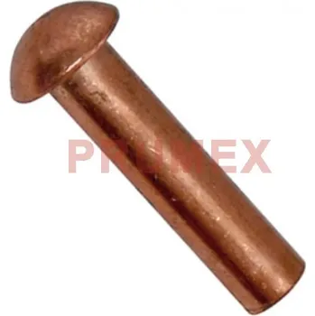 Nýt Nýt půlkulatá hlava DIN 660 8x20 měděný