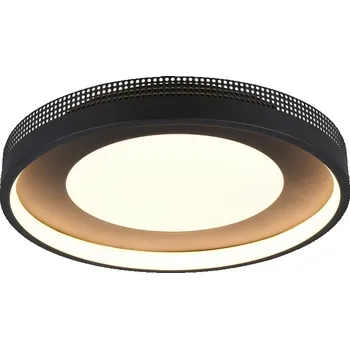 Trio 656610132 LED přisazené stropní svítidlo SOLEA | 36W integrovaný LED zdroj | 4700lm | 3000K + sada - Trio LED žárovka 2x10W | E27 | 3000K | 806lm