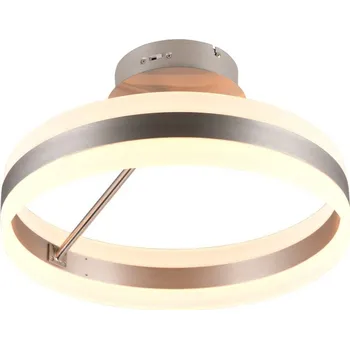 Trio 631410107 LED přisazené stropní svítidlo DIOS | 21W integrovaný LED zdroj | 2400lm | 2300+3000+4000K | stmívač + Trio 983-3400 3x LED žárovka TROPFEN 1x4W | E14 | 470lm | 3000K