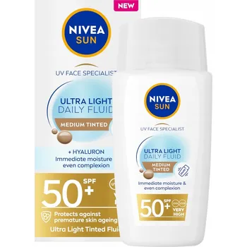 Opalování Krém na opalování Nivea Sun 50 SPF 40 ml