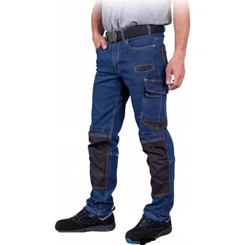 Pracovní obuv Dlouhé pracovní kalhoty Reis JEANS303-T GB vel. 46