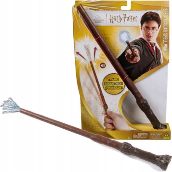 Figurka HARRY POTTER Kouzelná hůlka SPECTACULAR SPELL WAND – reaguje na pohyb, pro kouzlení