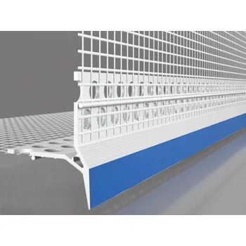 Stavební profil Covernit Okenní profil VLT s přiznanou okapnicí a tkaninou 100 x 100 x 2000 mm