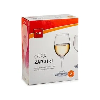 Sklenice SKLENICE NA VÍNO ZAR 310 ML, 2 KS