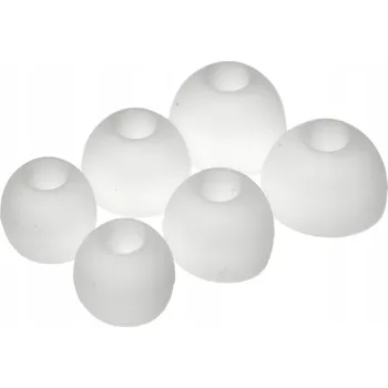 Sluchátka Špunty do sluchátek do uší MKF kQamil MKF-G-013 bílé 6 kusů