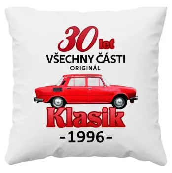Žertovný předmět 30 let - všechny části originál - Klasik 1996 - polštář s potiskem- Tričkový.cz