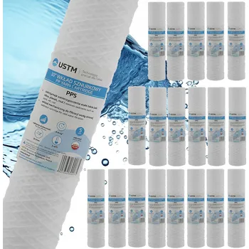 Filtrace vody Vodní filtr vložka 10" provázková filtrující 5 mikronů PP5 Ustm