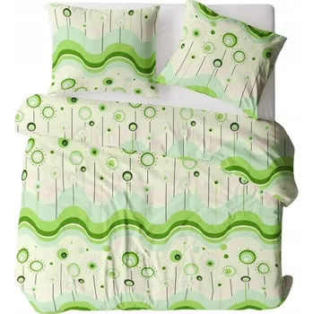 Povlečení Krepové povlečení 200 x 220 014 g Lízátka zelená