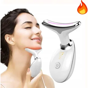 Masážní přístroj 3V1 MASÁŽNÍ PŘÍSTROJ S TEPLEM 45°C PRO OMLAZENÍ POKOŽKY KRKU