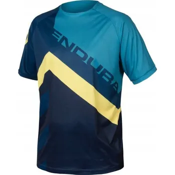 Pánské tričko Endura Pánské tričko SingleTrack Print Tee LTD modré M