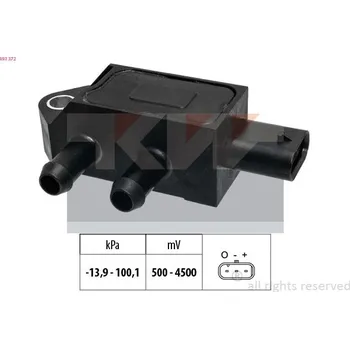 Čidlo automobilu Senzor tlaku sacího potrubí KW 493 372