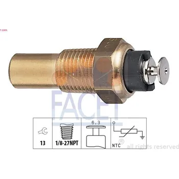 Čidlo automobilu Snímač, teplota chladiva FACET 7.3005