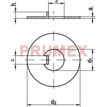 podložka Podložka poj.s vnitř.nosem 8