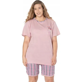 Dámské pyžamo Dámské pyžamo Bavlna Pyžamový komplet 10388-3 vel. XL