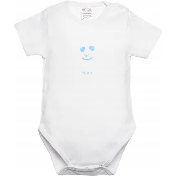 Kojenecký body Body s krátkým rukávem unisex, bílé s potiskem, Olimpias, vel. 68