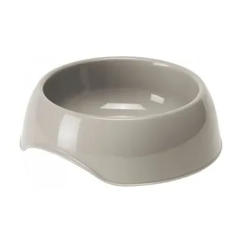 Miska pro psa Jedna plastová miska Moderna šedá 0,7 l