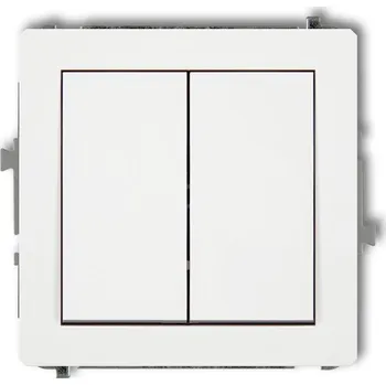 vypínač Schodišťový vypínač Klasik, Podomítkový Karlik bílý DWP-33.1