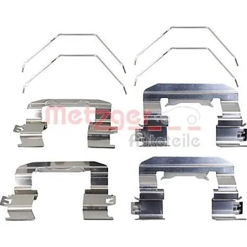 Přislušenství brzdového systému Sada příslušenství, obložení kotoučové brzdy METZGER AUTOTEILE 109-0021