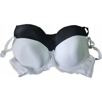 Podprsenka True Style podprsenka s kosticemi, velikost 85B, 2 kusy (bílá a černá) /P