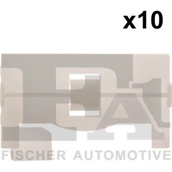 Lišta karosérie Klip, ozdobná / ochranná lišta FA1 22-40037.10