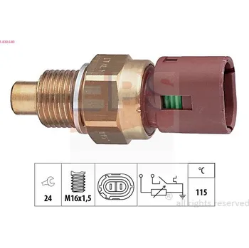 Čidlo automobilu Snímač, teplota chladiva EPS 1.830.540